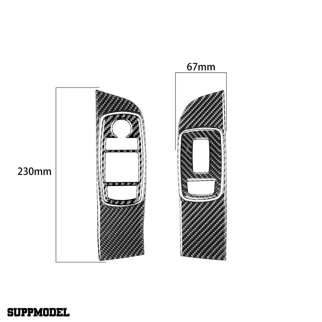 Smodel 4pcs / Set Stiker Cover Stir Mobil Bahan Carbon Fiber Tahan Panas Untuk Dodge Challenger 2015