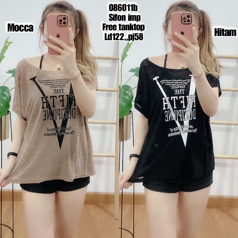 sifon tanktop ready hitam semua