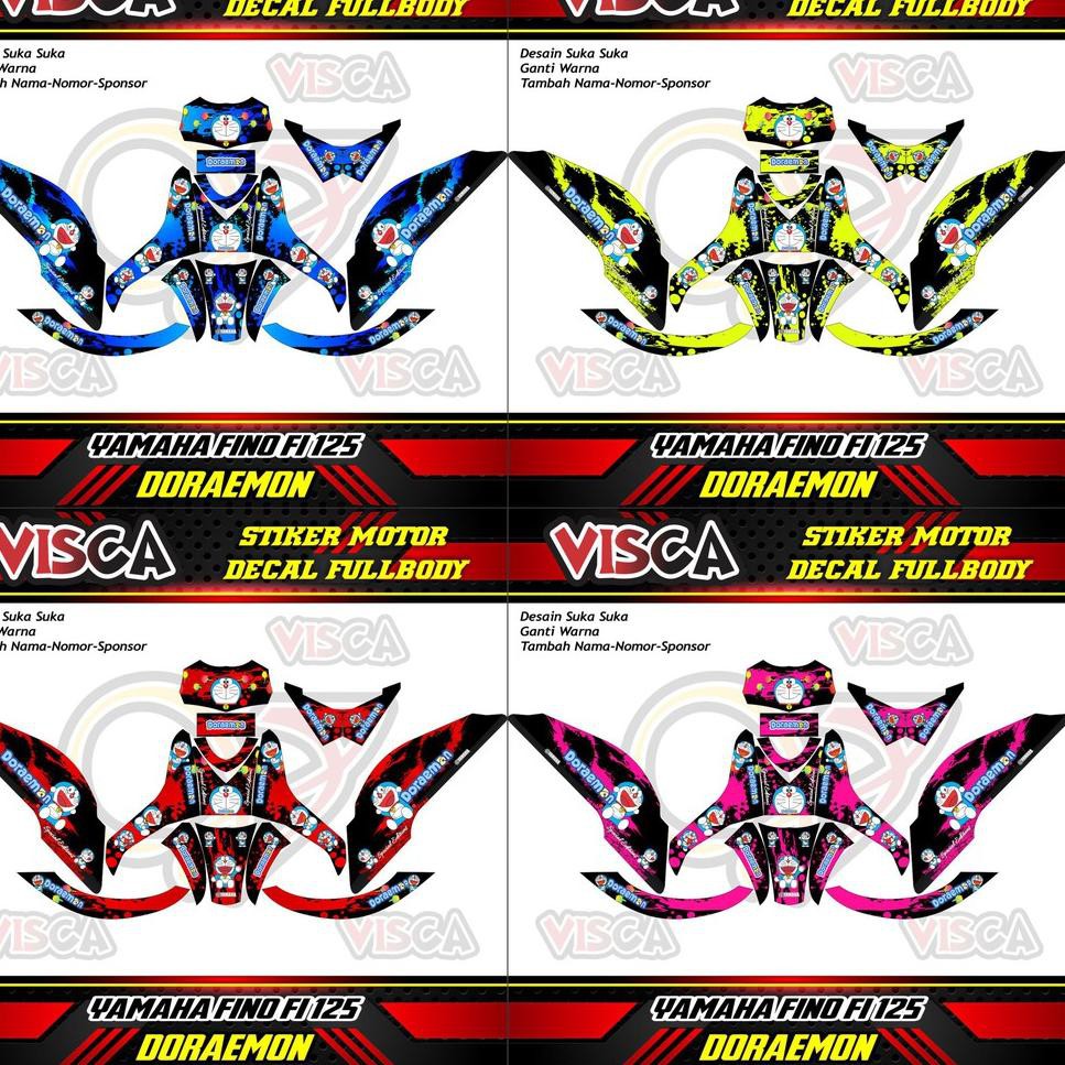 Murah Banget Stiker Fino Stiker Motor Fino Doraemon Stiker