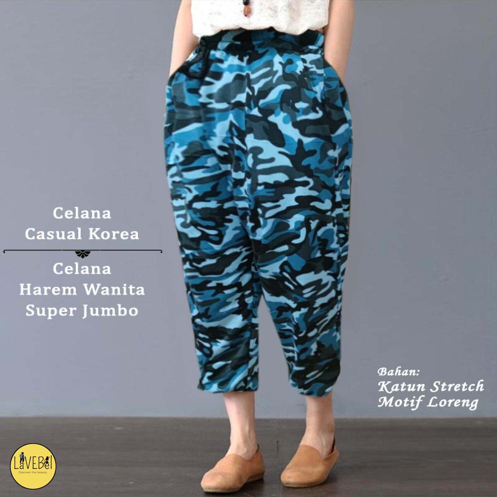 LVB Celana Wanita CASUAL KOREA HAREM/Celana Harem Wanita Super Jumbo/Celana Wanita Big Size/20056