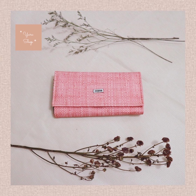 Dompet Lipat Panjang Motif Guess | Elegant &amp; Simple Wallet | Yurashop