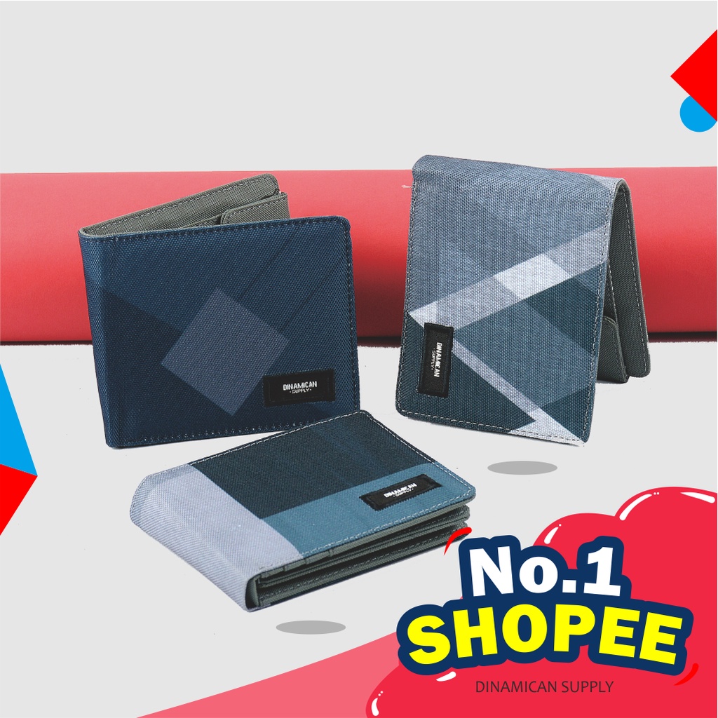 Dompet Pria Dompet Cowok Dompet Kartu Lipat Pria Donpet Pria Koin - Douglas Series