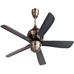 MT.EDMA 54in CONTRACTOR Ceiling Fan Dekoratif (Black Rabyan) + Remote Control