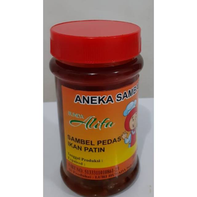 

Sambel Sambal Pedas Ikan Patin Halal Fresh Home Made BUNDA ALIFA