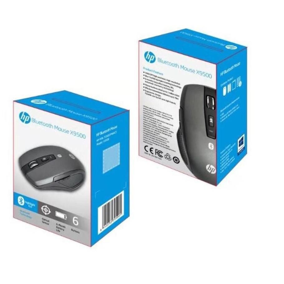 ♛ Mouse Bluetooth HP X9500 Bluetooth Version 1600DPI / Mouse Bluetooth ❀