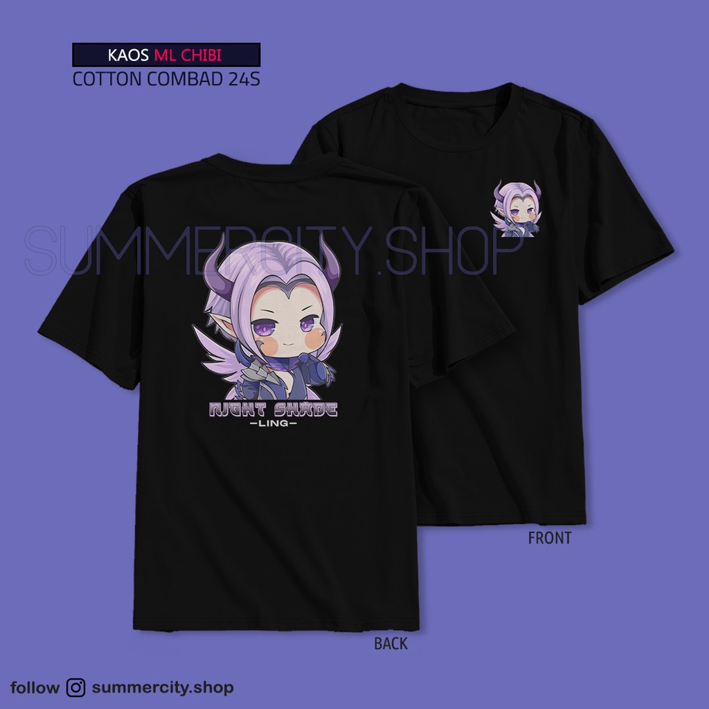 Kaos Mobile Legend / Kaos Mobile Legend Chibi Gratis Ongkir