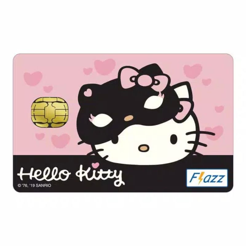 Kartu eTOLL Flazz BCA Limited Edition Hello Kitty Pink ORI /Like eTOLL eMONEY Tapcash or Brizzi