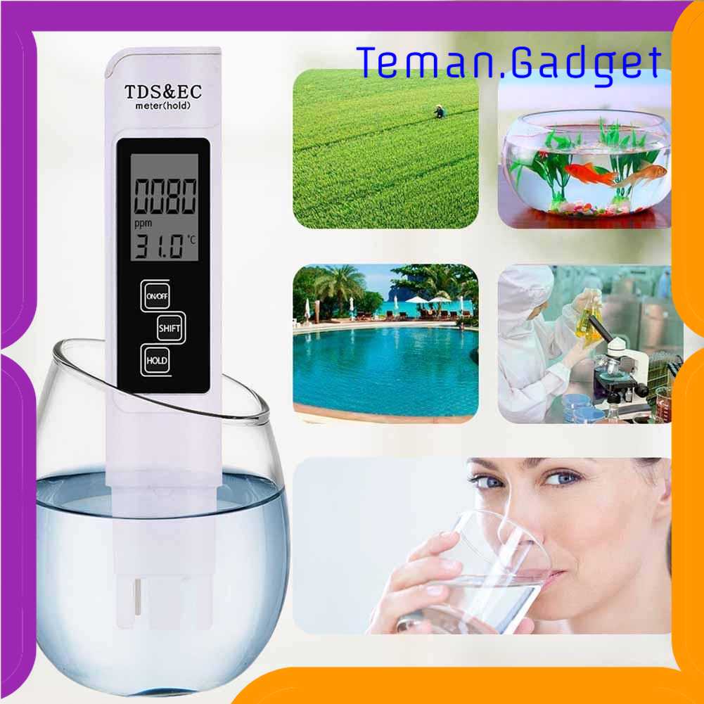 TG-DH VKTECH Alat Ukur Uji TDS EC Meter Digital Air Minum Akuarium PH20