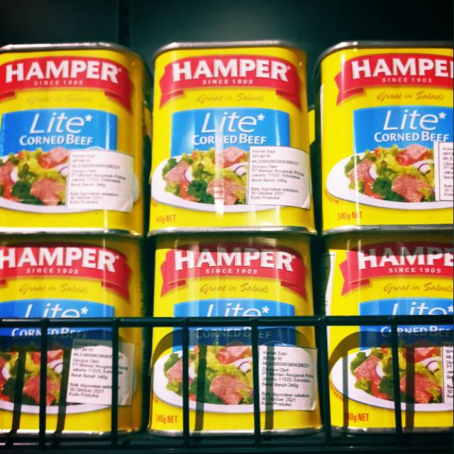 

Hamper Corned Beef lite 340 gr cornet can