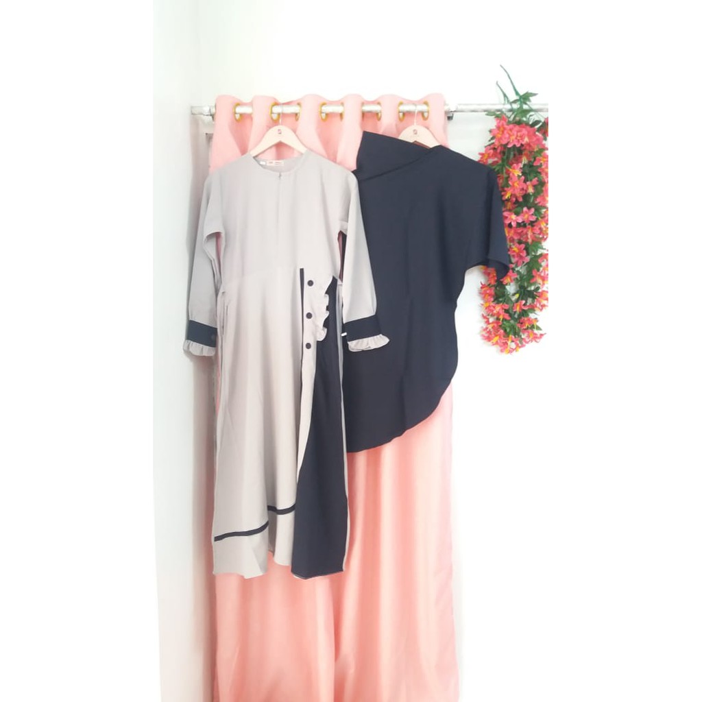 Zahrina Tunik & Gamis Itycrepe remaja tanggung cantik bukan zahin alfaro aku karissa