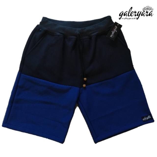  BIG  SIZE  Celana  Jogger Pendek  Pria  Nick Pinggang Karet 