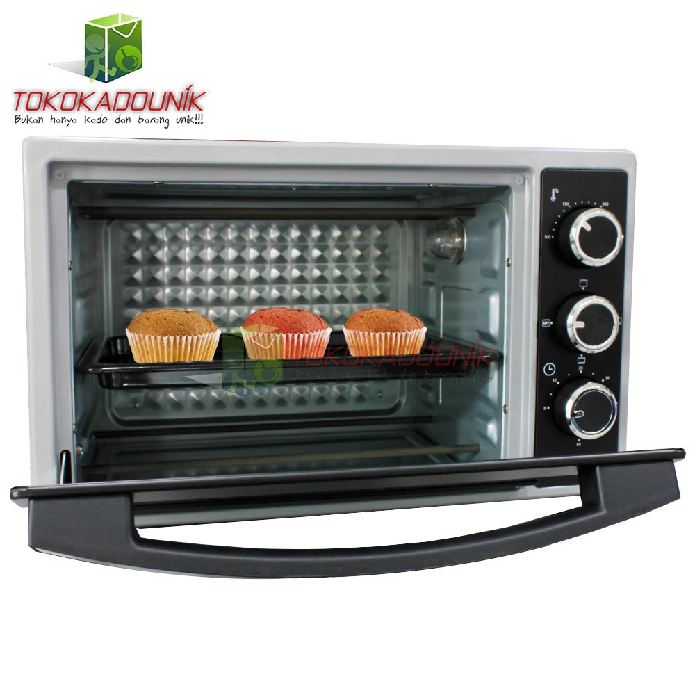 Oven Listrik Serbaguna 20 L M20A - Ada Timer Dan Pengaturan Suhu