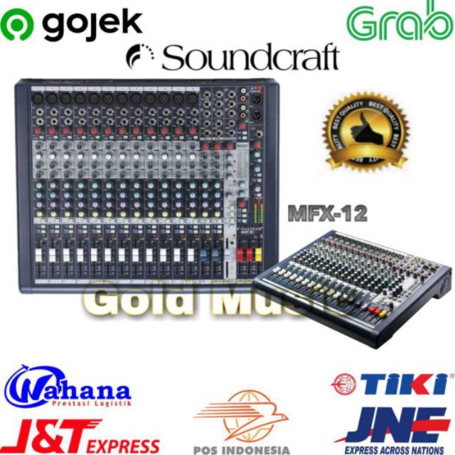 Mixer Soundcraft MFX 12 2 - 12 Mono 4 Stereo