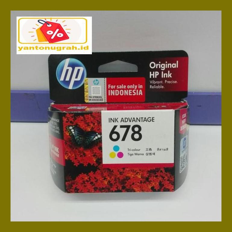 

Pt740Dpp Tinta Printer Original Hp 678 Black & Colour Pt0P8D6M