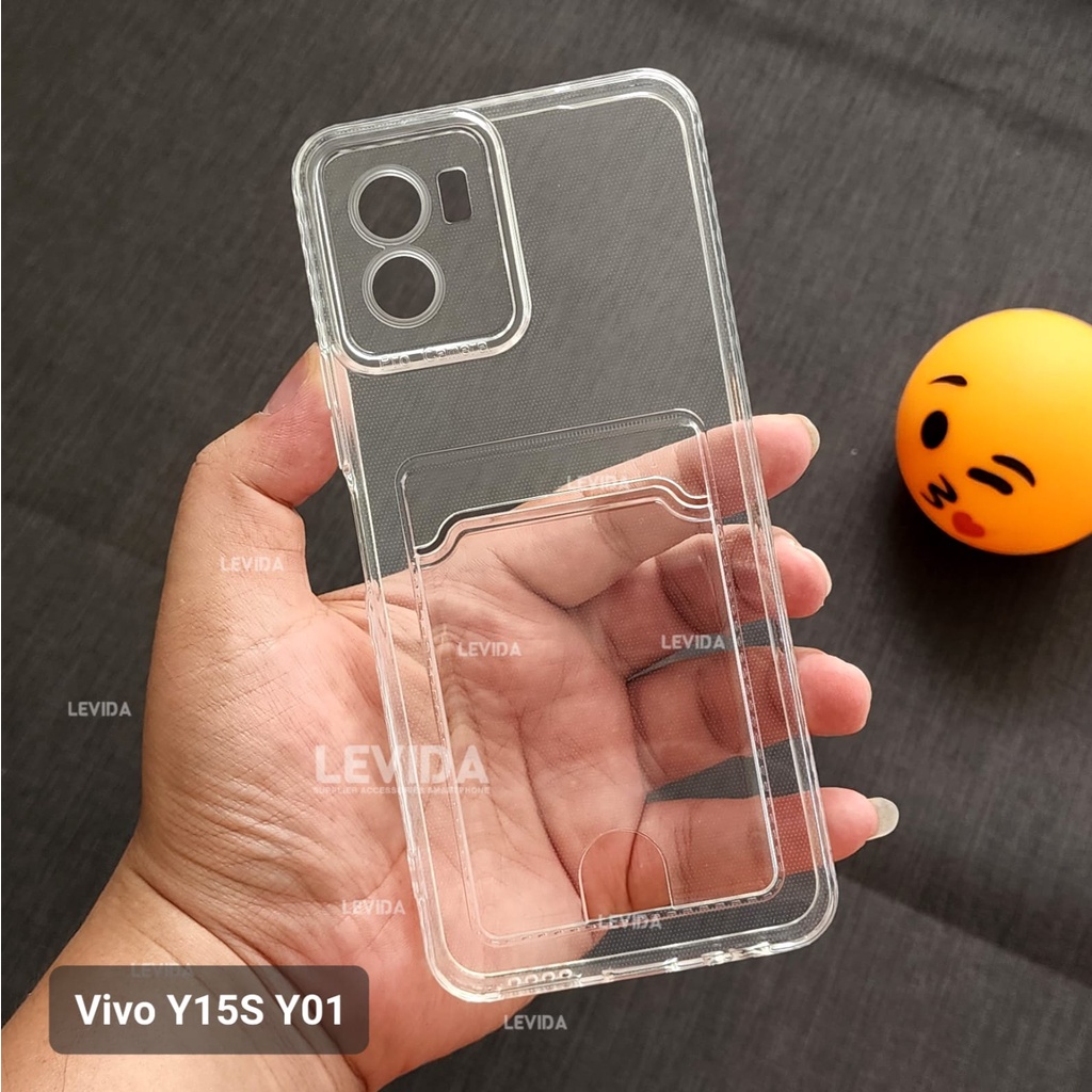 Vivo Y12 Vivo Y15 Vivo Y17 Vivo Y12I Vivo Y11I  Clear Card Slot Kartu Bening Vivo Y12 Vivo Y15 Vivo 