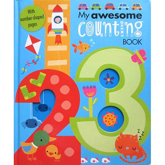 

My Awesome Counting Board Book (with number-shaped pages)