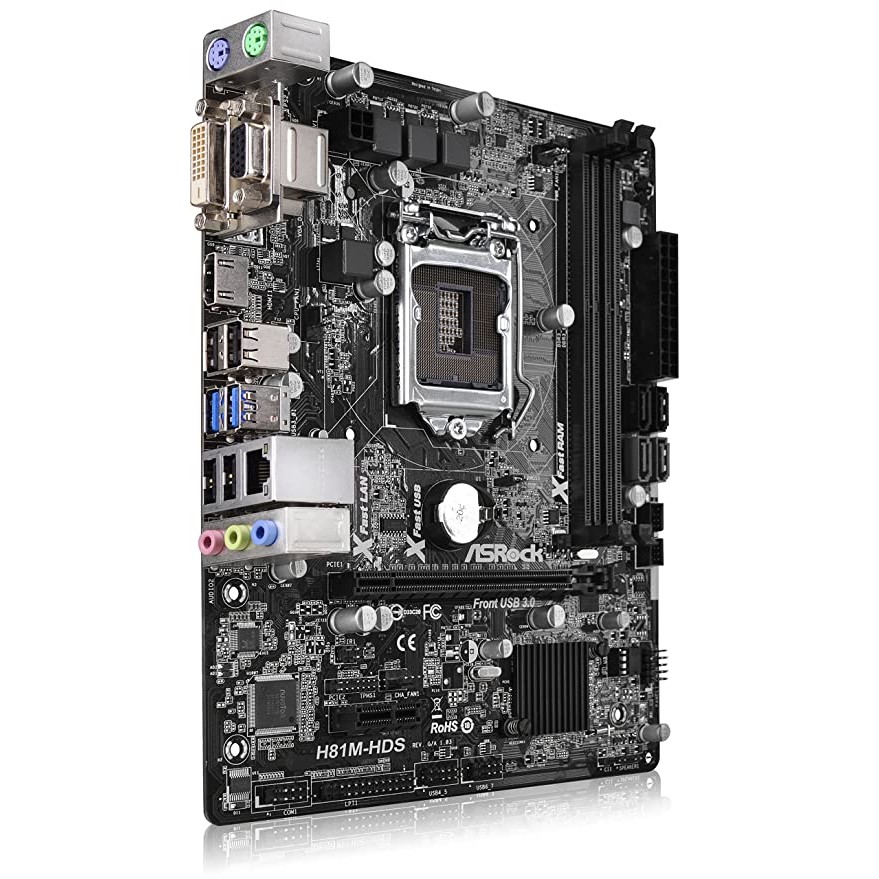 Motherboard LGA 1150 H81 dengan PROCESSOR INTEL CORE G3420 bonus FAN