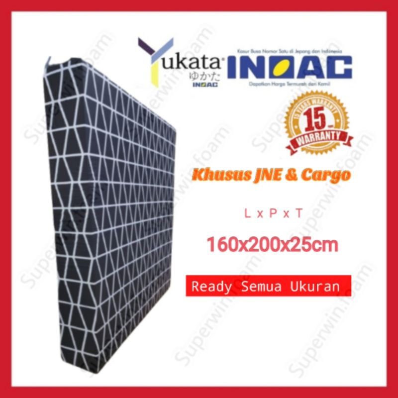 [160x200x25cm] Kasur Busa Inoac Yukata Garansi 15th khusus JNE Kasur Inoac Kasur Lipat Superwin.foam
