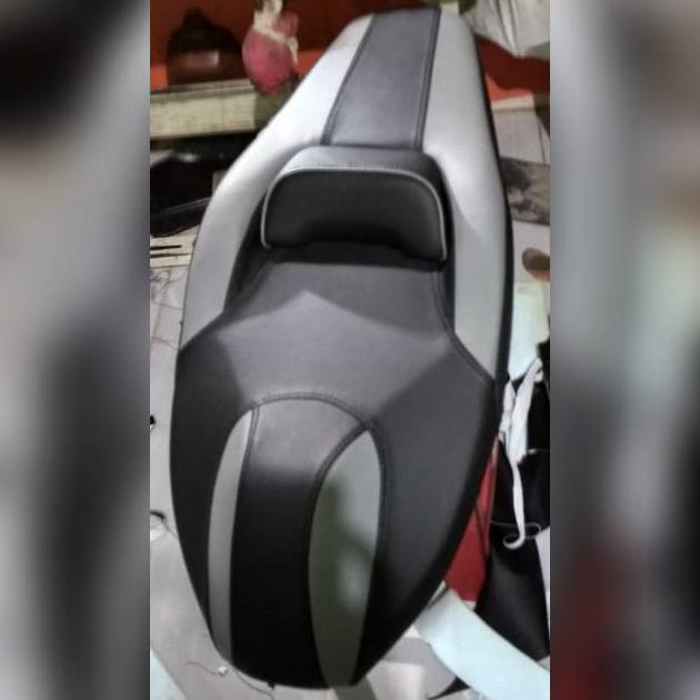 GARANSI Jok Custom Yamaha Lexi Full MBtech Original Elegan Lebih Pendek tidak Jinjit Low Down Seat