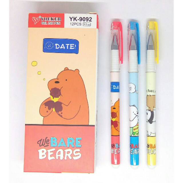 

Pulpen gel we bare bears