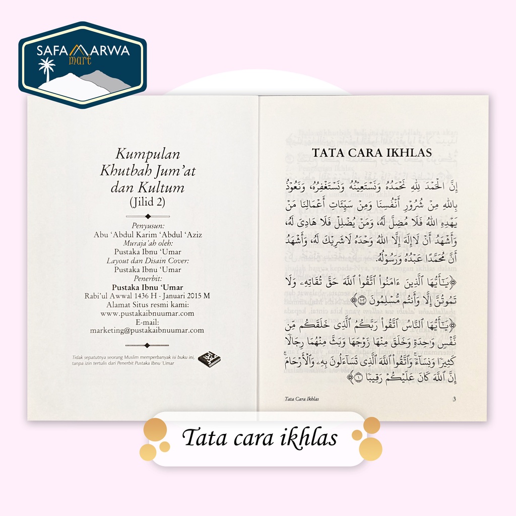 BUKU KUMPULAN KHUTBAH JUM'AT & KULTUM BERDASARKAN AL-QURAN DAN AS-SUNNAH JILID 2-2
