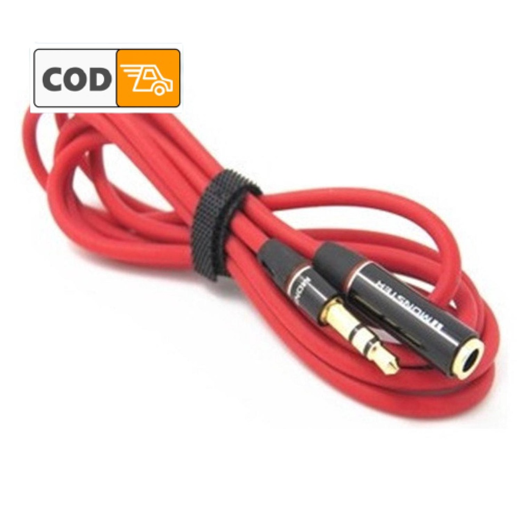 Kabel Perpanjangan Jack Headphone 3.5mm Male to Female AUX 50CM HiFi Home Audio Cable Extension Peny