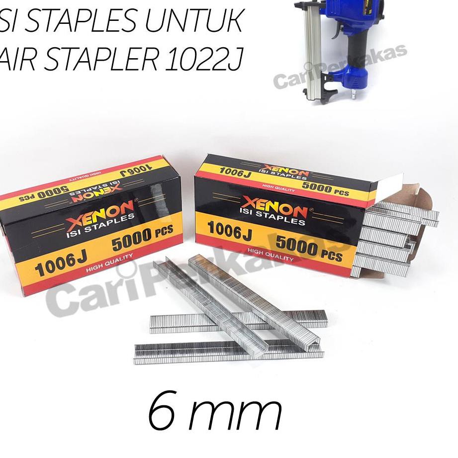 

PROMO SPESIAL Isi Air Stapler Staples Model U 6 mm 1006J - Isi Mesin Paku Tembak Staples Jok Motor S
