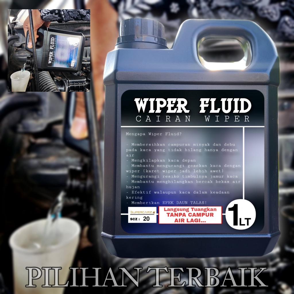 WIPER FLUID CAIRAN PEMBERSIH KACA MOBIL TERBAIK