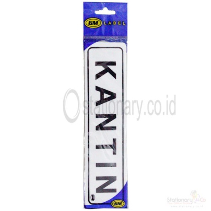 

Label Stiker (k) KANTIN