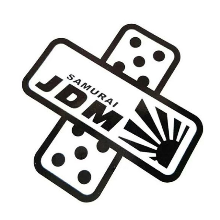 

stiker cutting keren lucu viral paduka sticker KARTU DOMINO JDM JAPAN cocok untuk bodi mobil, kaca mobil, motor dan laptop