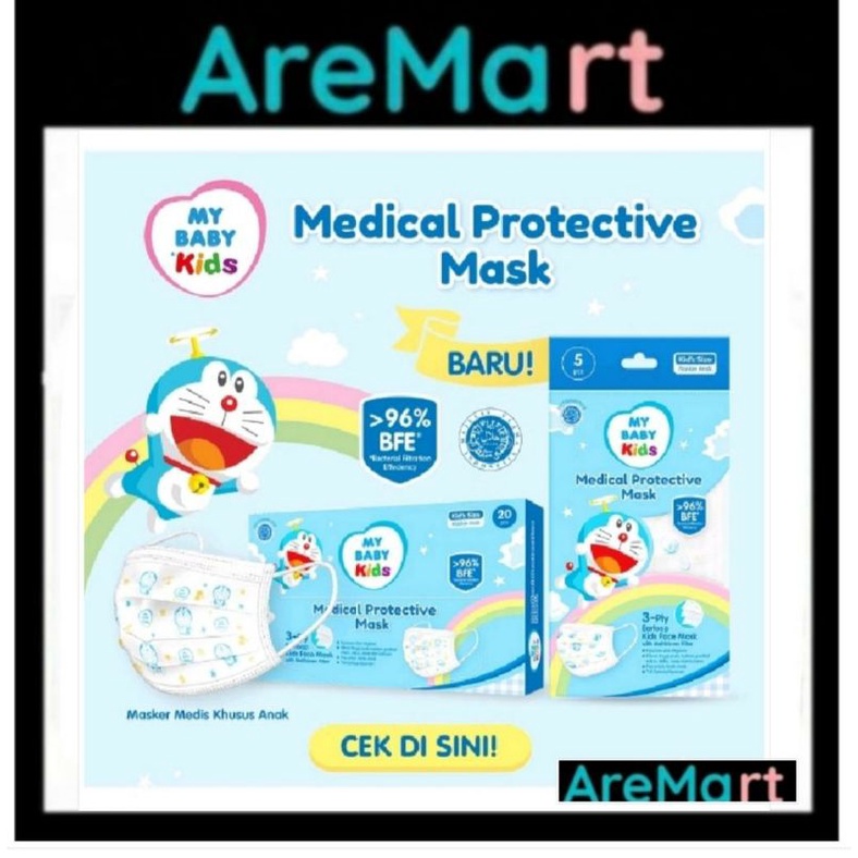 Masker Anak Karakter Masker Medis Anak Masker Anak Masker Surgical Anak My Baby Medical Protective M