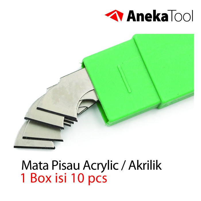 AnekaTool Isi Cutter Mata Pisau 10 Pieces