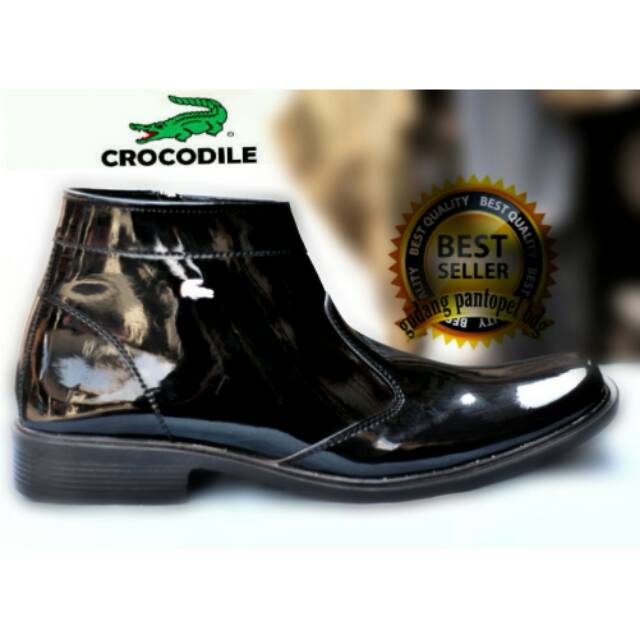 Sepatu pdh tni security polisi dishub T3 kilap Merk CROCODILE