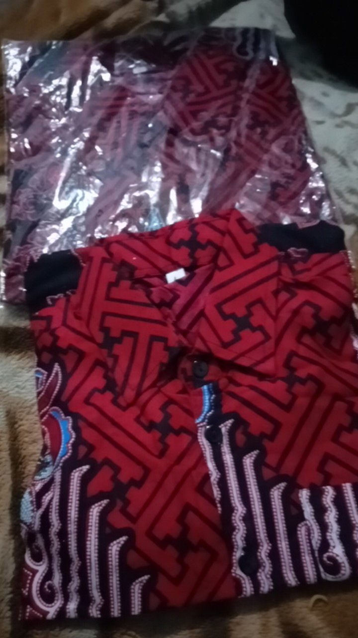    Maura Couple - Sania Ruffle Batik Couple Ori Ndoro Jowi Garansi Termurah Shopee - Batik