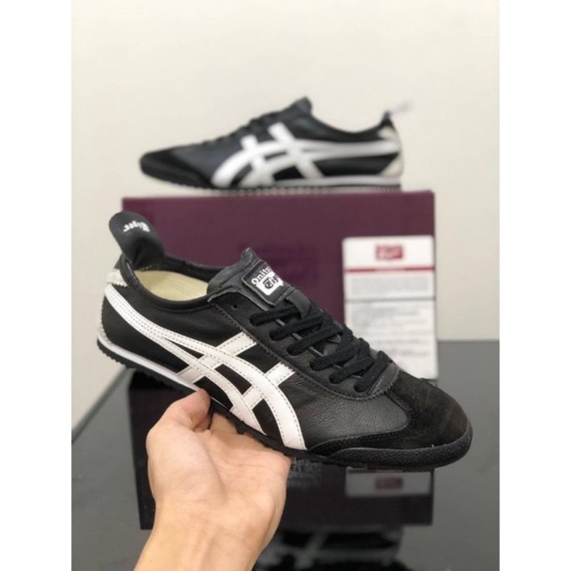 Sepatu Onitsuka Tiger Mexico 66 Deluxe Black White