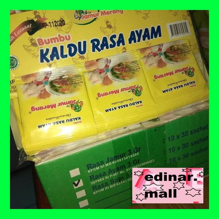 

50Siusbu Kaldu Alami Jamur Merang 1 Dus Rasa Ayam - Dengan Dus Bud050S