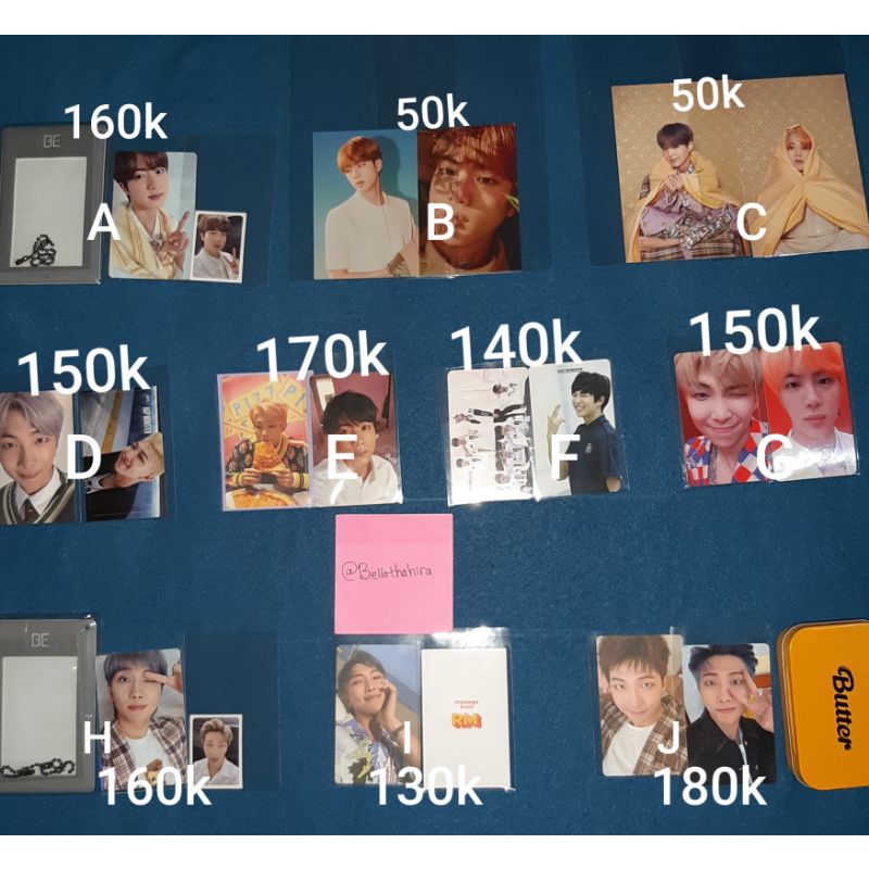 PHOTOCARD SEOKJIN PHOTOCARD JIN PHOTOCARD BTS OFFICIAL PHOTOCARD TEAR R PHOTOCARD TEAR O  ALBUM BTS 