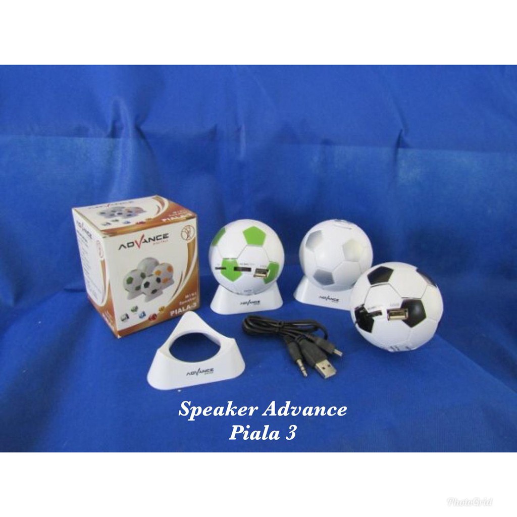 Cuci Gudang !!!  Speaker Portable Advance / Speaker mini Murah Piala Bola