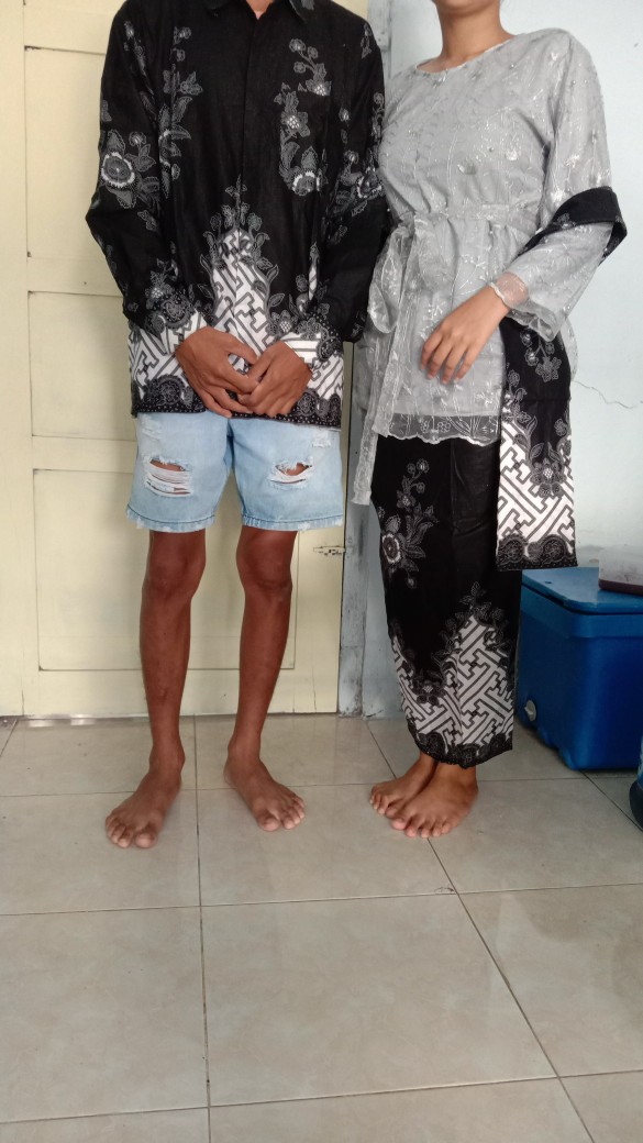 Maura Couple - Sania Ruffle Batik Couple Ori Ndoro Jowi Dnt Garansi Termurah Shopee - Modern Batik