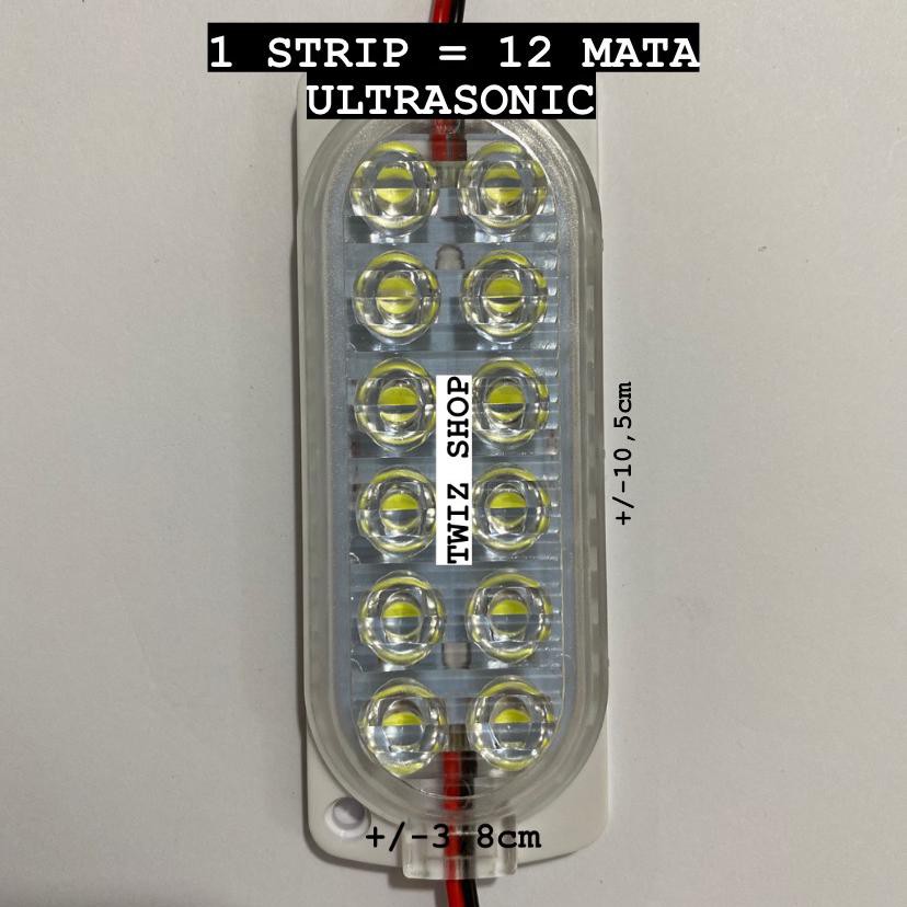 Lampu LED 12 Mata 12 Volt / LED Modul 12 Mata 7W 12V