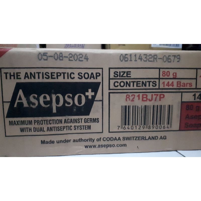 (PROMO) SABUN ASEPSO 80Gr / SABUN GATAL / SABUN ANTISEPTIK