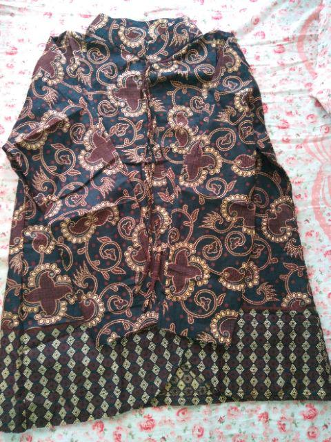 Atasan Batik Dolby Dolbi Dobby Doby Tenun Sutra Tulis Halus Katun Atbm Baron ,sarombit Atasan