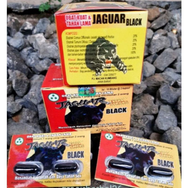 Jaguar black kapsul original best seller
