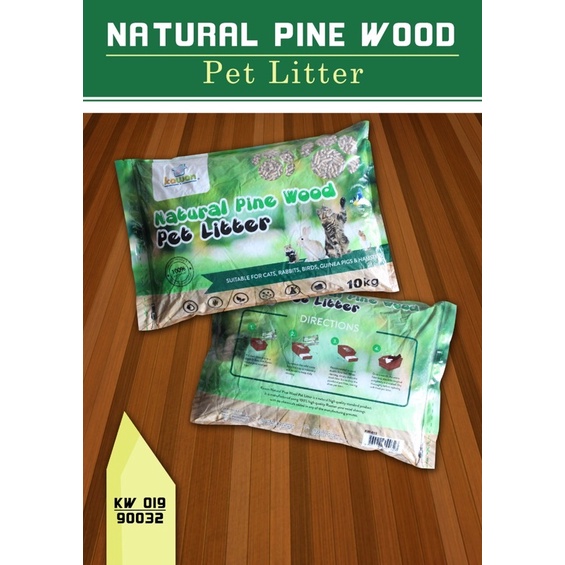 NATURAL PINE WOOD PELLET KAWAN 10KG-pasir kayu kucing-wood pellet kucing