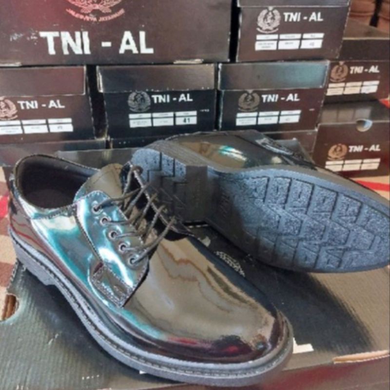 SEPATU PDH TNI AL ASLI JATAH SEPATU PDH TNI