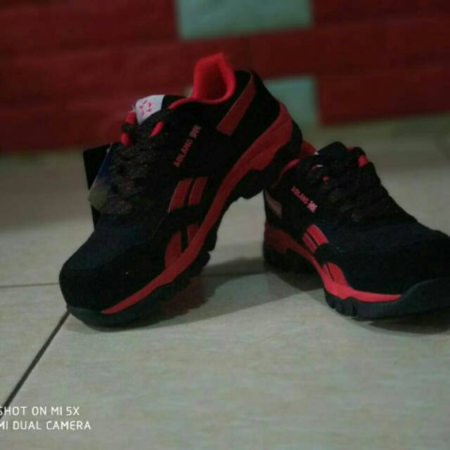 Sepatu safety model sport aolang/safety shoes