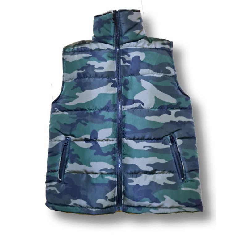 rompi pria tebal loreng army