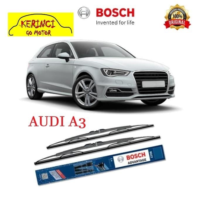 WIPER AUDI A3 BOSCH ADVANTAGE 21&quot; &amp; 19&quot; SEPASANG - WIPER BOSCH SET