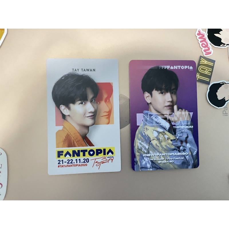 BOOKED Token Card Fantopia Tay Tawan & New Thitipoom