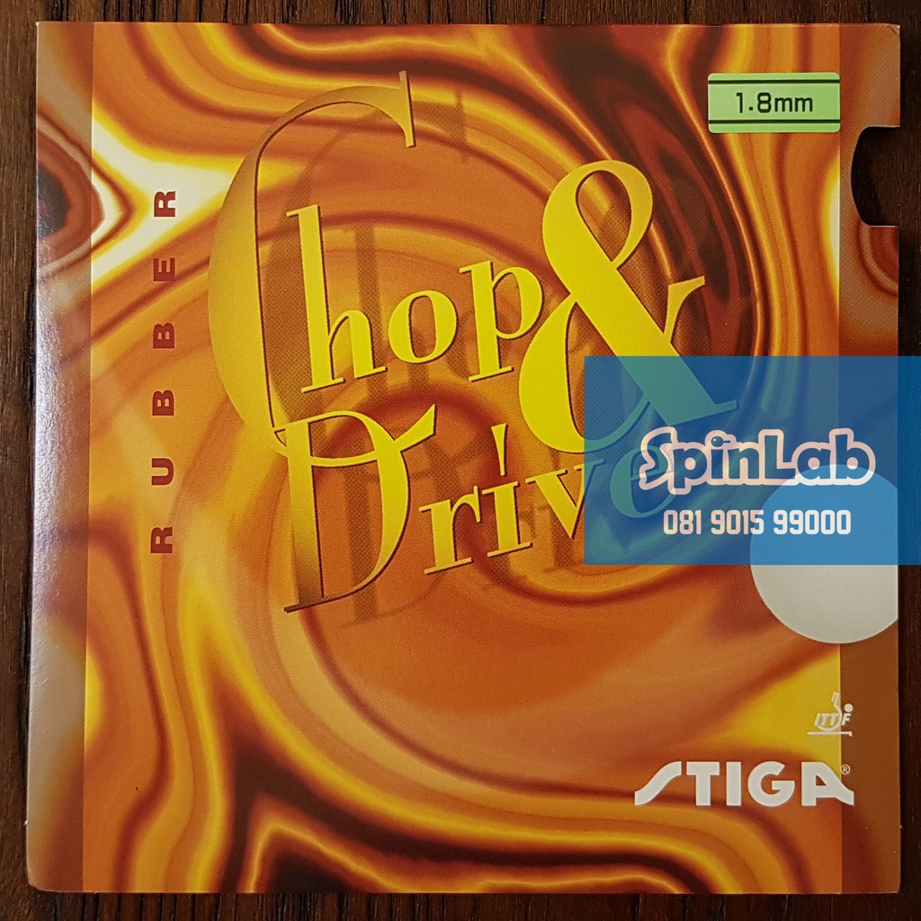Karet Pingpong Tenis Meja STIGA Chop and Drive 1.8mm